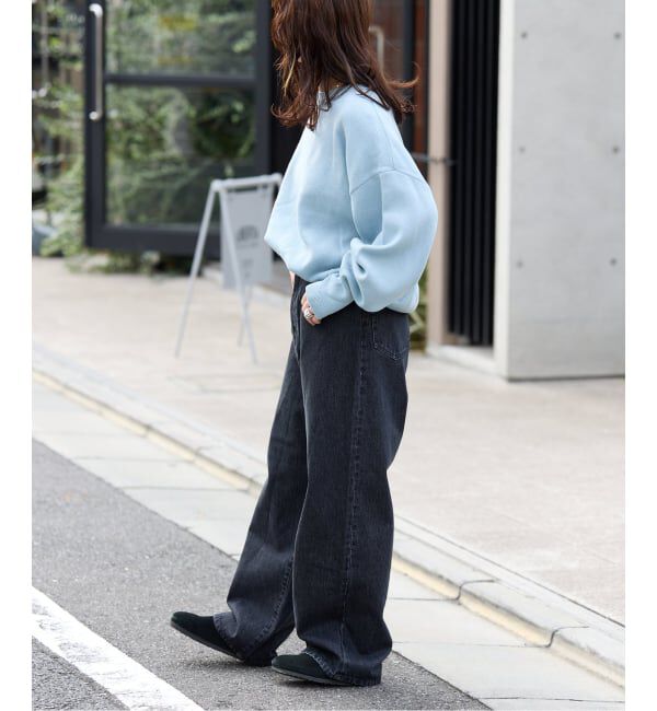 OUTDOOR PRODUCTS Usual Things「追4 ULTデニムハイライズルーズ5PKT」|デニム|