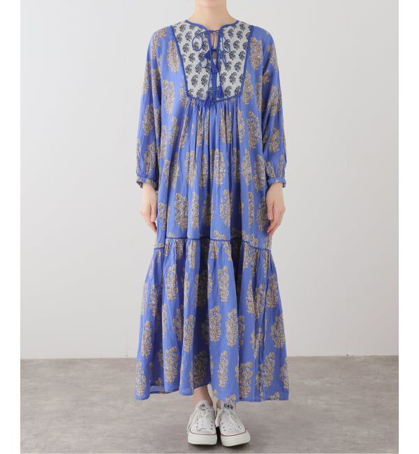 OUTDOOR PRODUCTS Usual Things「FANAKA pattern OP 261-2503」|ワンピース|ブルー