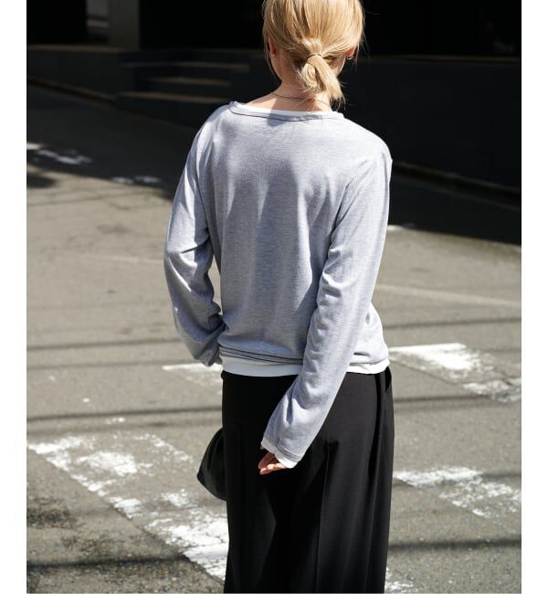 OUTDOOR PRODUCTS Usual Things「レイヤードライクヘンリーネックロンT」|Tシャツ・カットソー|