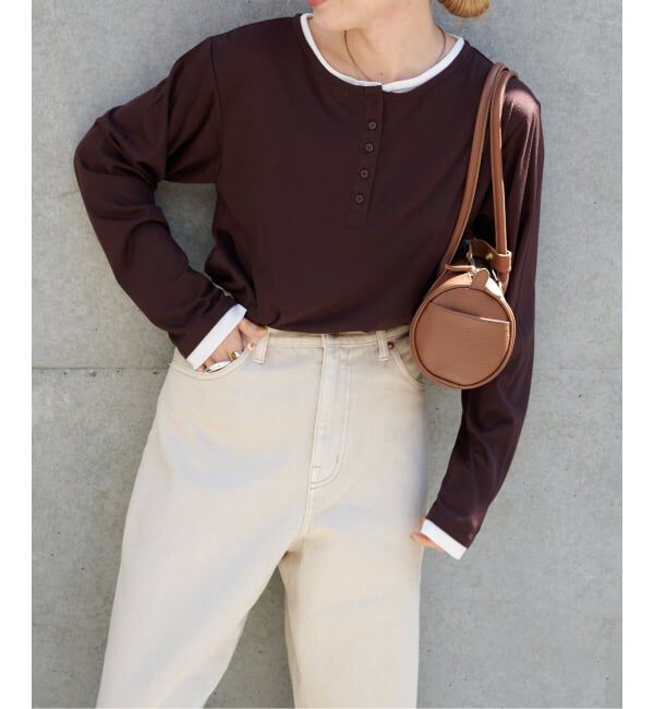 OUTDOOR PRODUCTS Usual Things「レイヤードライクヘンリーネックロンT」|Tシャツ・カットソー|