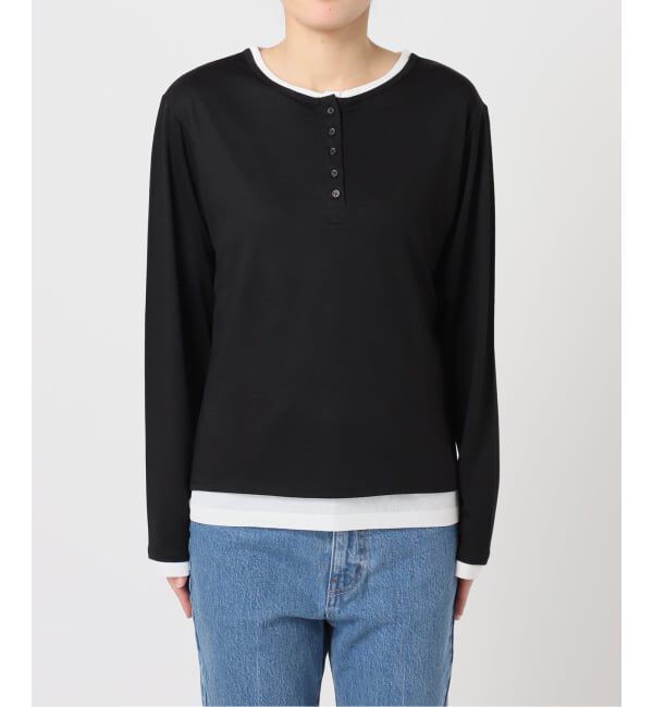 OUTDOOR PRODUCTS Usual Things「レイヤードライクヘンリーネックロンT」|Tシャツ・カットソー|