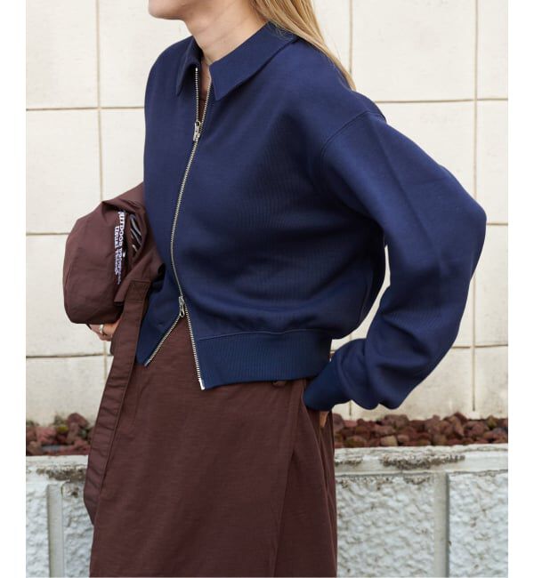 OUTDOOR PRODUCTS Usual Things「アゼライクジャージージップアップカーディガン」|カーディガン|