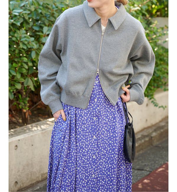 OUTDOOR PRODUCTS Usual Things「アゼライクジャージージップアップカーディガン」|カーディガン|