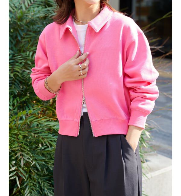 OUTDOOR PRODUCTS Usual Things「アゼライクジャージージップアップカーディガン」|カーディガン|