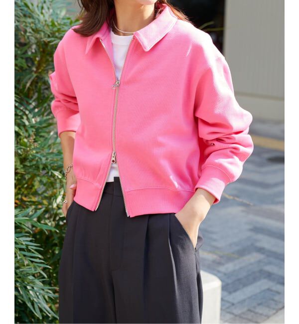 OUTDOOR PRODUCTS Usual Things「アゼライクジャージージップアップカーディガン」|カーディガン|