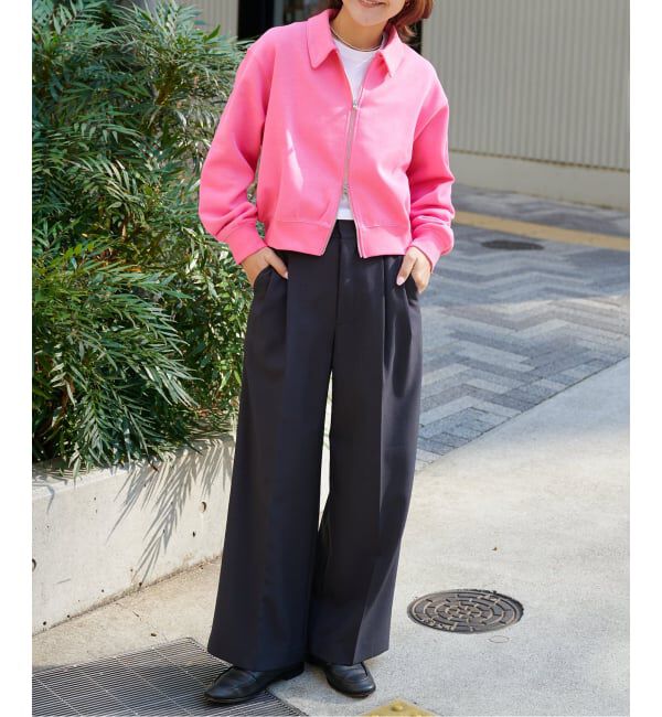 OUTDOOR PRODUCTS Usual Things「アゼライクジャージージップアップカーディガン」|カーディガン|