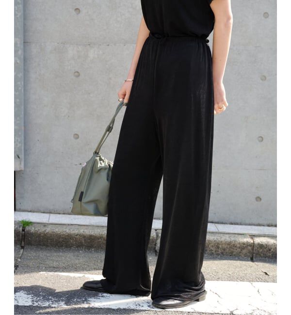 OUTDOOR PRODUCTS Usual Things「シャイニージャージーパンツ」|スラックス|