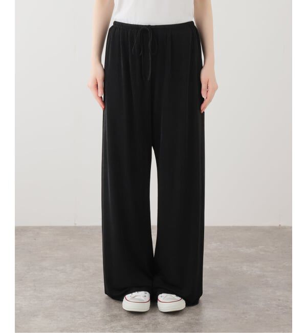 OUTDOOR PRODUCTS Usual Things「シャイニージャージーパンツ」|スラックス|