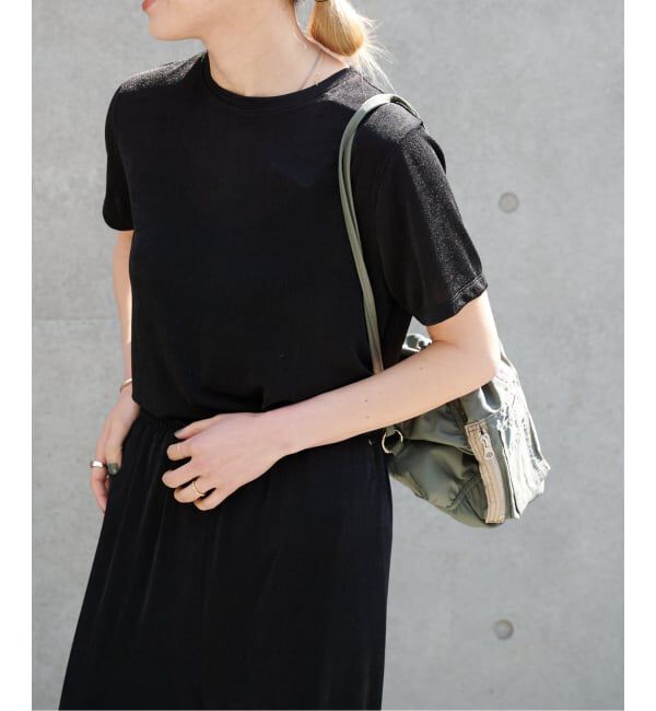 OUTDOOR PRODUCTS Usual Things「≪予約≫シャイニージャージーTee」|Tシャツ・カットソー|ブラック