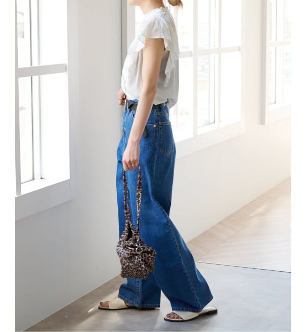 OUTDOOR PRODUCTS Usual Things「≪予約≫コットンレーストリムラッフルブラウス」|シャツ・ブラウス|