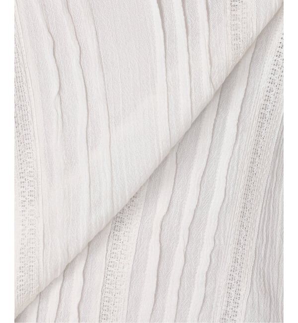 OUTDOOR PRODUCTS Usual Things「≪予約≫コットンレーストリムラッフルブラウス」|シャツ・ブラウス|