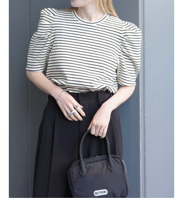 OUTDOOR PRODUCTS Usual Things「≪予約≫ボリュームスリーブボーダーTEE」|Tシャツ・カットソー|