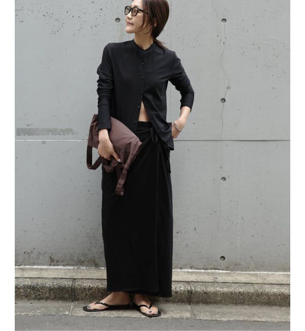 OUTDOOR PRODUCTS Usual Things「≪予約≫ACTIVE WEAR テレコクルーネックスナップカーディガン」|カーディガン|