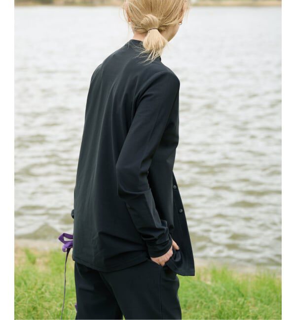 OUTDOOR PRODUCTS Usual Things「≪予約≫ACTIVE WEAR テレコクルーネックスナップカーディガン」|カーディガン|