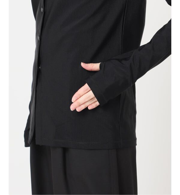 OUTDOOR PRODUCTS Usual Things「≪予約≫ACTIVE WEAR テレコクルーネックスナップカーディガン」|カーディガン|