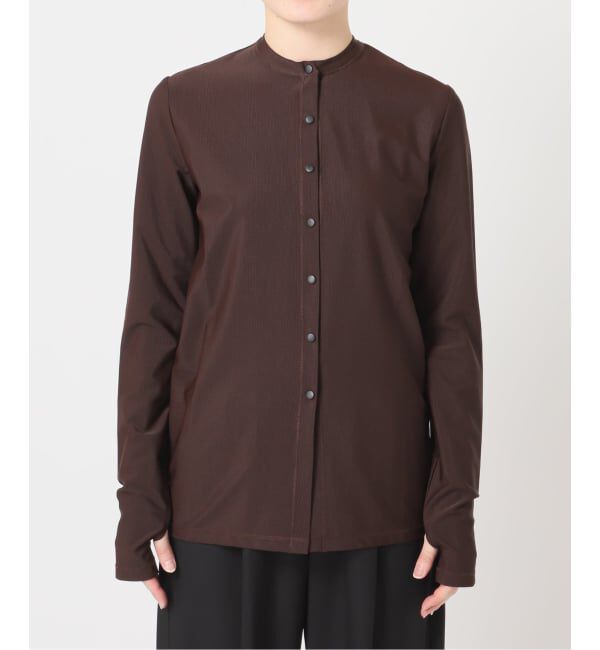 OUTDOOR PRODUCTS Usual Things「≪予約≫ACTIVE WEAR テレコクルーネックスナップカーディガン」|カーディガン|