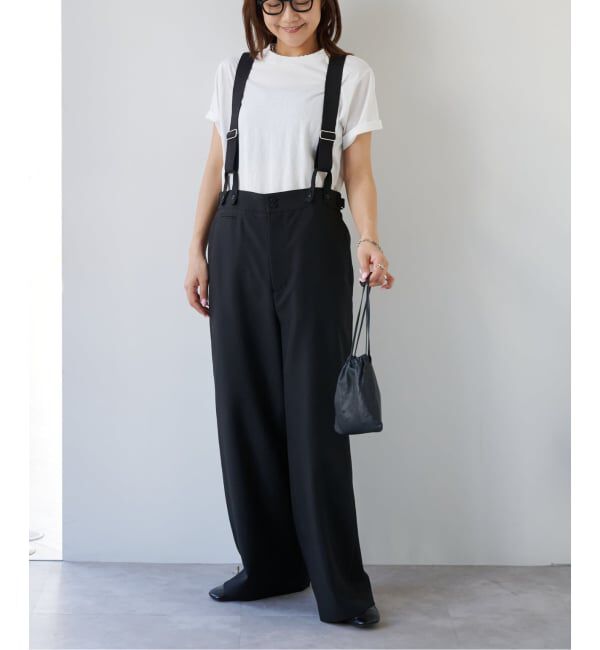 OUTDOOR PRODUCTS Usual Things「≪予約≫TEE&times;サスペンダーパンツ2点SET 一部店舗+WEB限定」|スラックス|