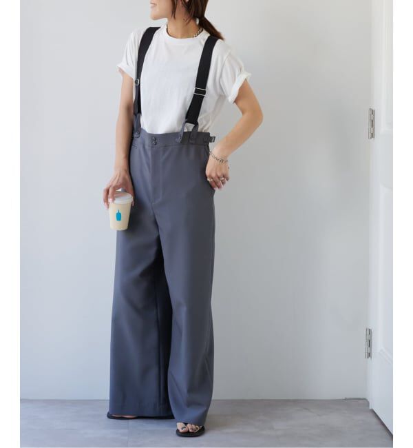 OUTDOOR PRODUCTS Usual Things「≪予約≫TEE&times;サスペンダーパンツ2点SET 一部店舗+WEB限定」|スラックス|