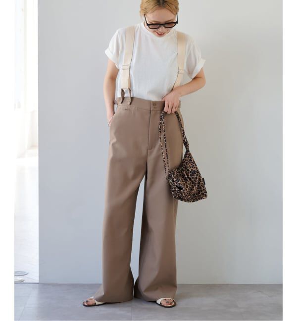 OUTDOOR PRODUCTS Usual Things「≪予約≫TEE&times;サスペンダーパンツ2点SET 一部店舗+WEB限定」|スラックス|