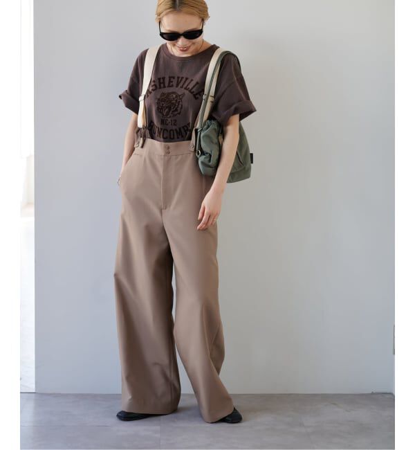 OUTDOOR PRODUCTS Usual Things「≪予約≫TEE&times;サスペンダーパンツ2点SET 一部店舗+WEB限定」|スラックス|