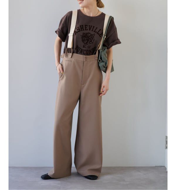 OUTDOOR PRODUCTS Usual Things「≪予約≫TEE&times;サスペンダーパンツ2点SET 一部店舗+WEB限定」|スラックス|