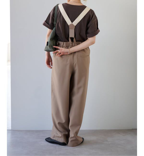 OUTDOOR PRODUCTS Usual Things「≪予約≫TEE&times;サスペンダーパンツ2点SET 一部店舗+WEB限定」|スラックス|