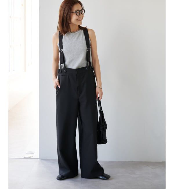 OUTDOOR PRODUCTS Usual Things「≪予約≫TEE&times;サスペンダーパンツ2点SET 一部店舗+WEB限定」|スラックス|