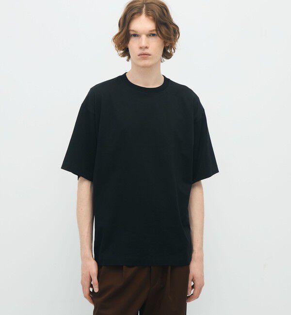 CABaN「CABaN コットン ドロップショルダークルーネックプルオーバー」|Tシャツ・カットソー|