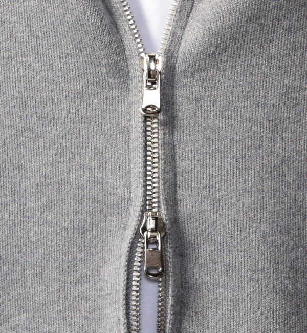 CABaN「CABaN コットンカシミヤ ジップパーカ」|ニット・セーター|