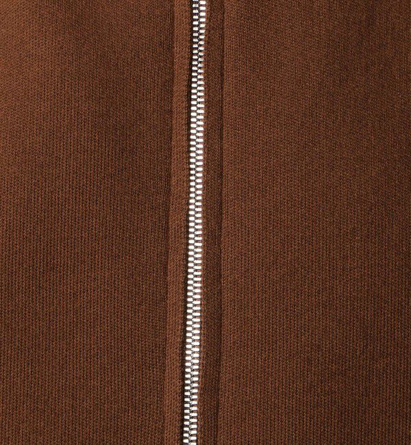 CABaN「CABaN コットンカシミヤ ジップパーカ」|ニット・セーター|