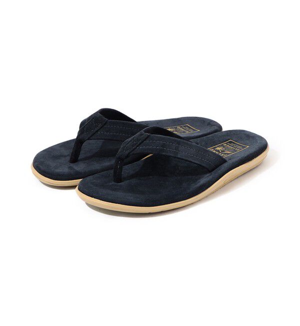 TOMORROWLAND GOODS「ISLAND SLIPPER PT203 スエードトングサンダル」|サンダル|67 ダークブルー