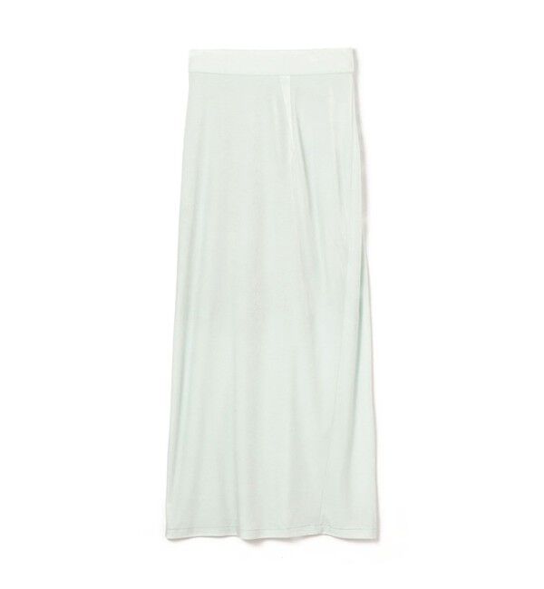 BACCA「inner piece ベロアジャージー ロングスカート」|スカート|61 ライトブルー