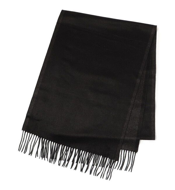 TOMORROWLAND GOODS「シルクダブルフェイス マフラー NOVARA」|マフラー|19 ブラック