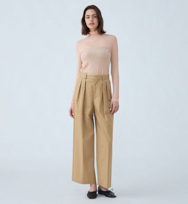 MACPHEE「シアージャージー タートルネックプルオーバー」|Tシャツ・カットソー|