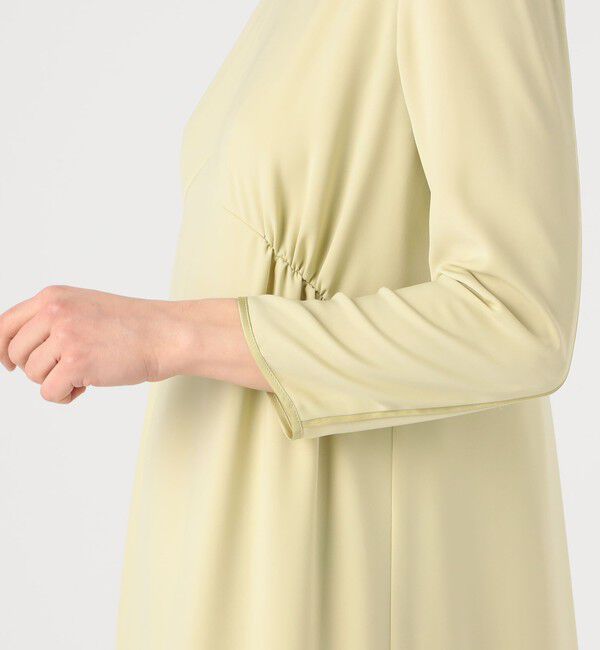 Ballsey「パウダリーサテン バックタックワンピース」|ワンピース|
