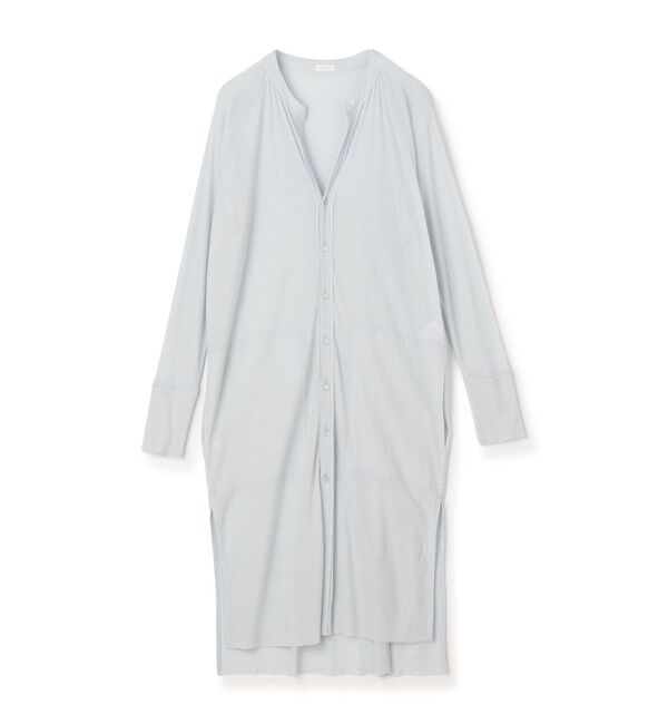 GALERIE VIE「ガーゼフライスジャージー ロングカーディガン」|カーディガン|61 ライトブルー