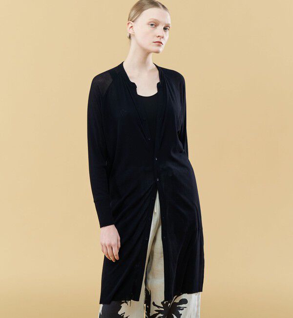GALERIE VIE「ガーゼフライスジャージー ロングカーディガン」|カーディガン|