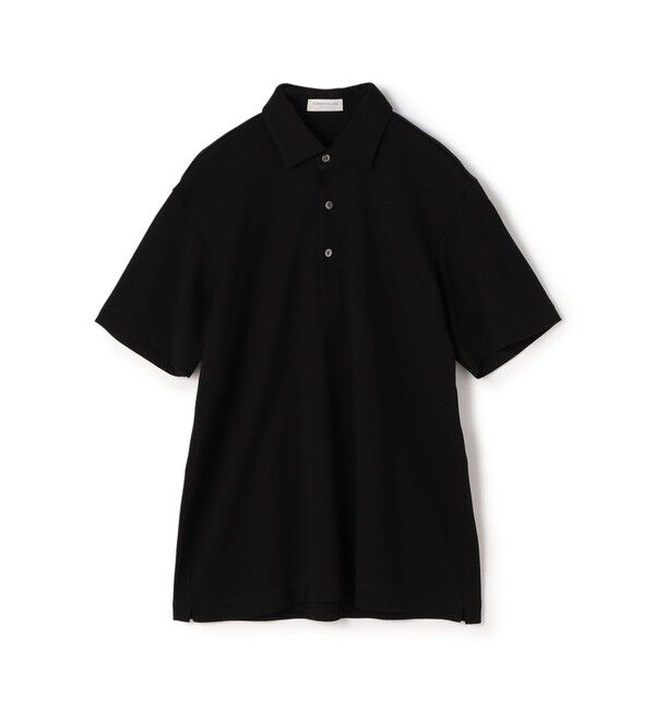 TOMORROWLAND MENS「コットンメッシュ ポロシャツ」|ポロシャツ|19 ブラック