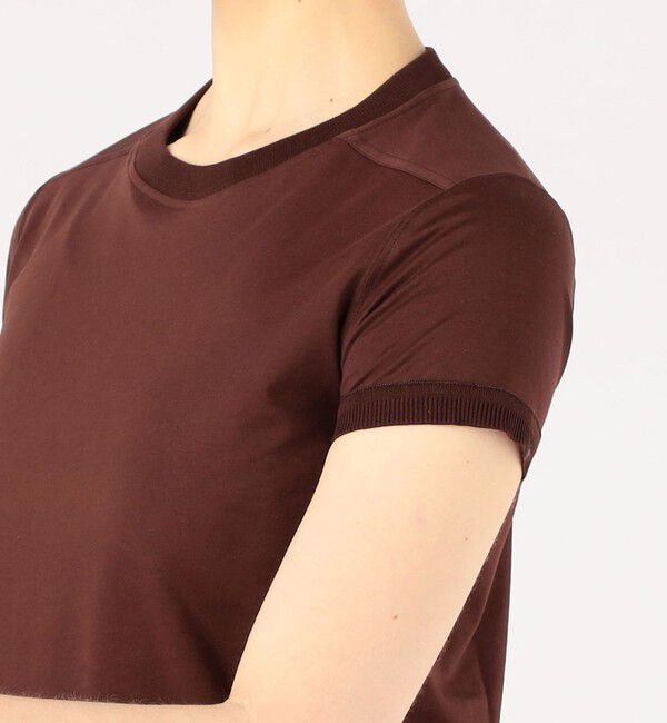 CABaN「コットン リブコンビクルーネックプルオーバー」|Tシャツ・カットソー|