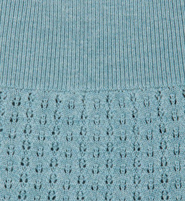 BACCA「ウールレースニットミニスカート」|スカート|