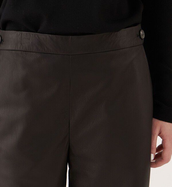 GALERIE VIE「ゴートレザー テーパードパンツ」|その他|