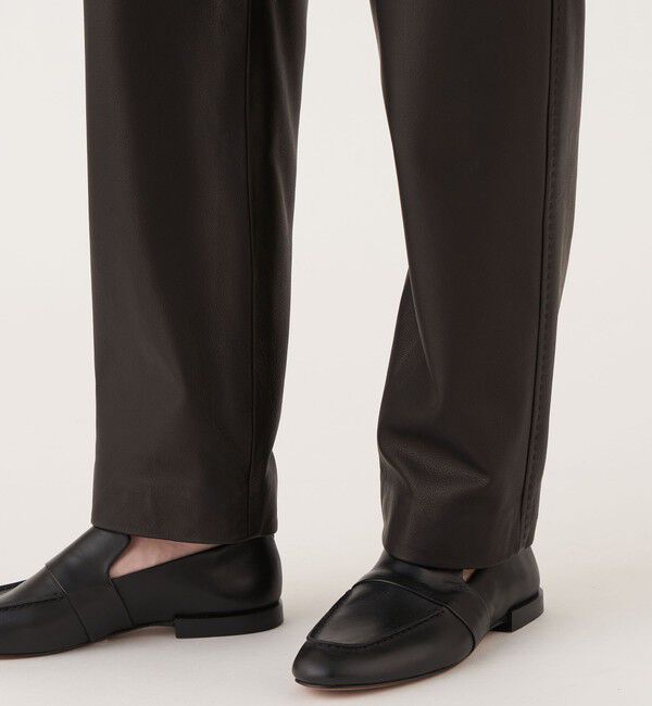 GALERIE VIE「ゴートレザー テーパードパンツ」|その他|