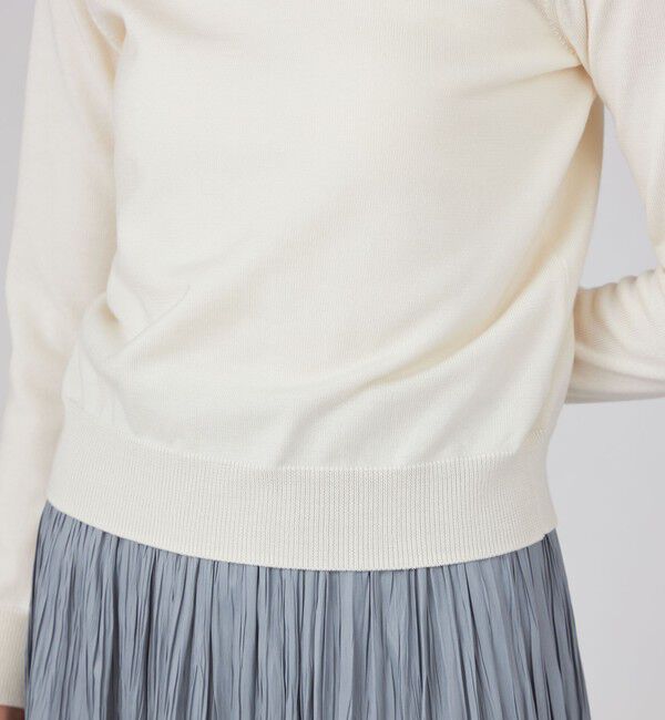 Ballsey「ウールポリエステルパールコンビ 2-wayプルオーバー」|ニット・セーター|