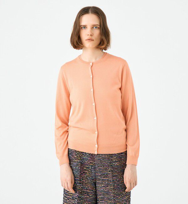 Ballsey「スーパーエクストラファインウール クルーネックカーディガン」|カーディガン|