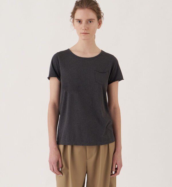 GALERIE VIE「スムージーコットン クルーネックハーフスリーブ」|Tシャツ・カットソー|