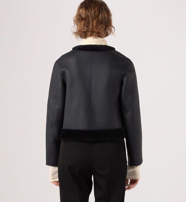 TOMORROWLAND collection「ナッパランムートン ノーカラージャケット」|その他|