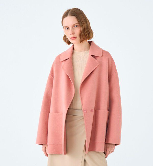 Ballsey「プレミアムウールリバー オープンカラーショートコート」|その他|