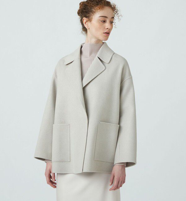 Ballsey「プレミアムウールリバー オープンカラーショートコート」|その他|