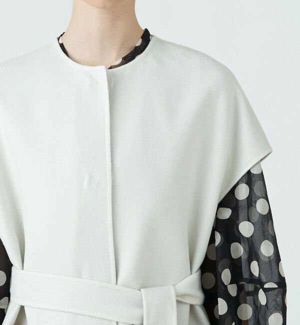 TOMORROWLAND collection「ウールカシミヤライトリバー ベルテッドロングジレ」|その他|