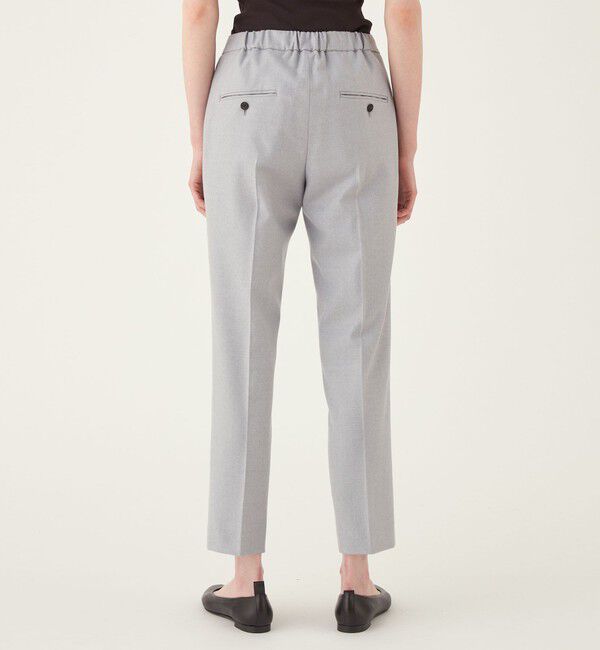 DES PRES「フランネルウールストレッチ シガレットパンツ」|スラックス|